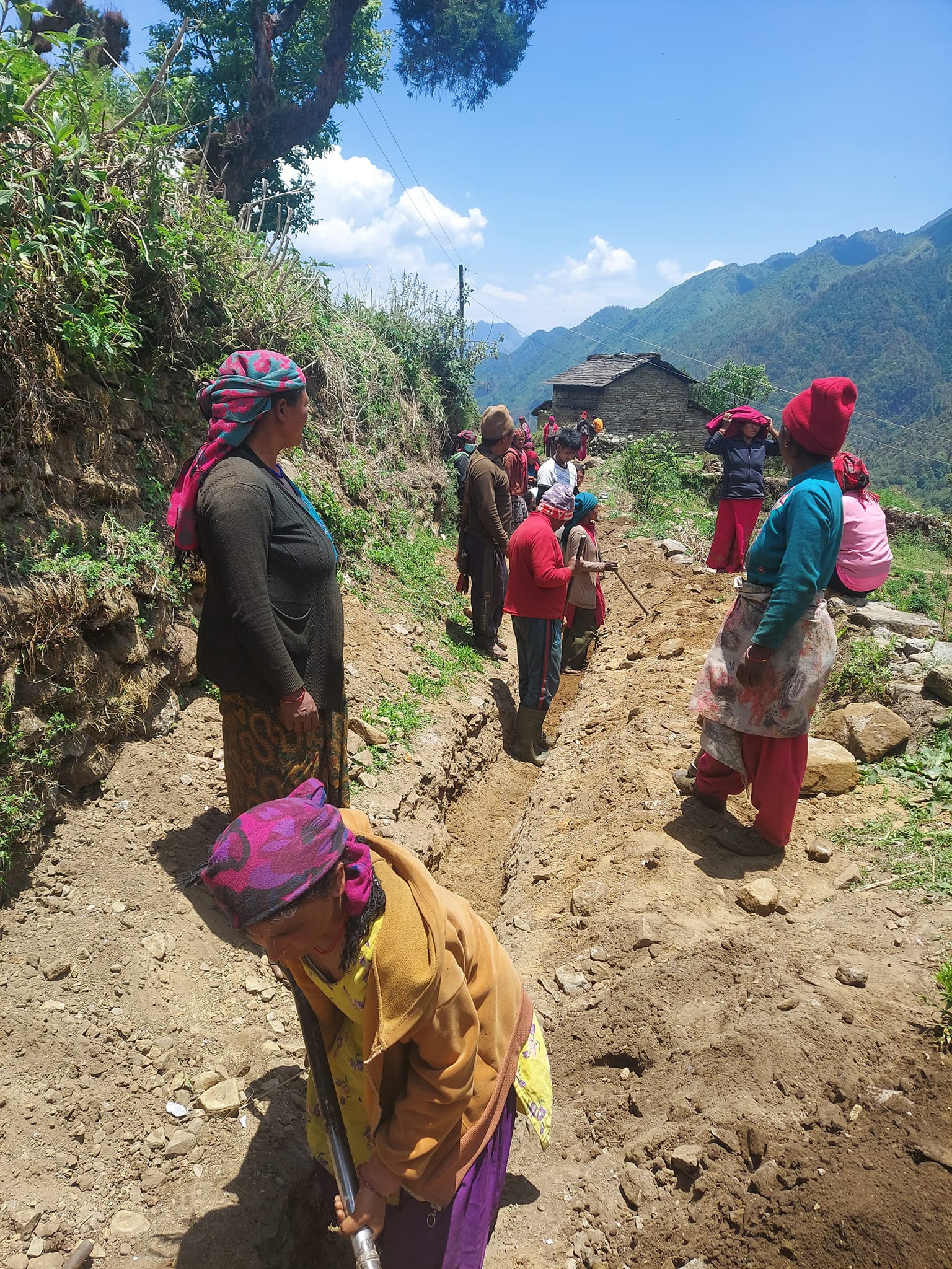 म्याग्दीमा त्रिचालीस दिनमै खानेपानी योजना सम्पन्न 